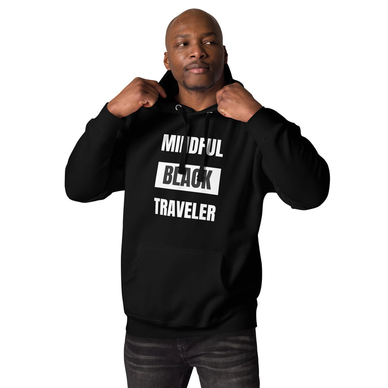Unisex Mindful Black Traveler Hoodie