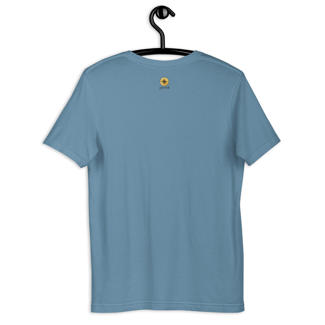 Unisex Ocean Blue Wander. Reflect. Thrive. T-Shirt – Travel
