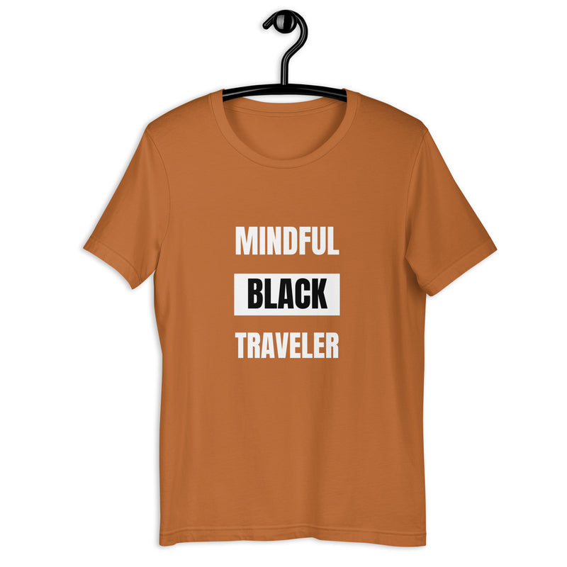 Unisex Mindful Black Traveler T-shirt