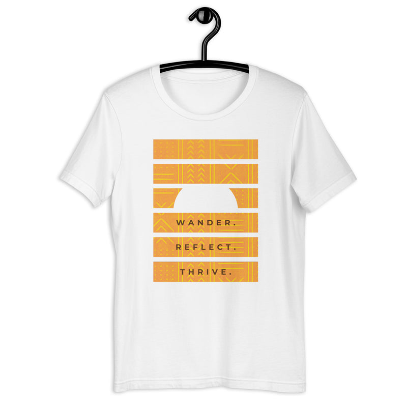Unisex Pomelo Wander. Reflect. Thrive. T-Shirt