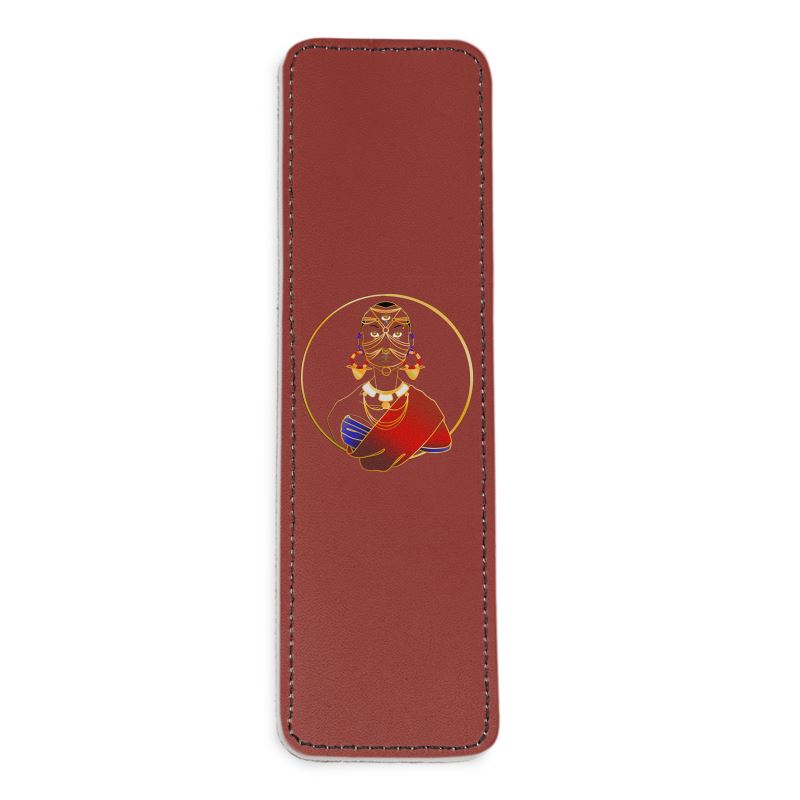 Maasai  Travel Warrior Leather Bookmark