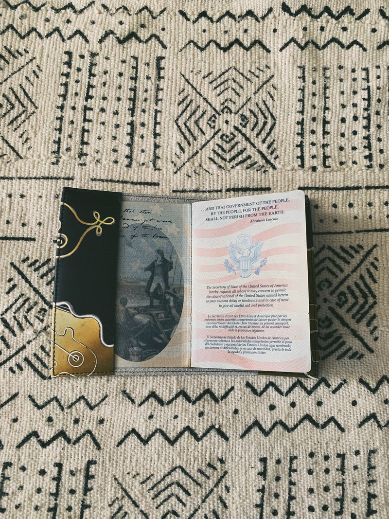 Ocher Signature Travel Passport Cover