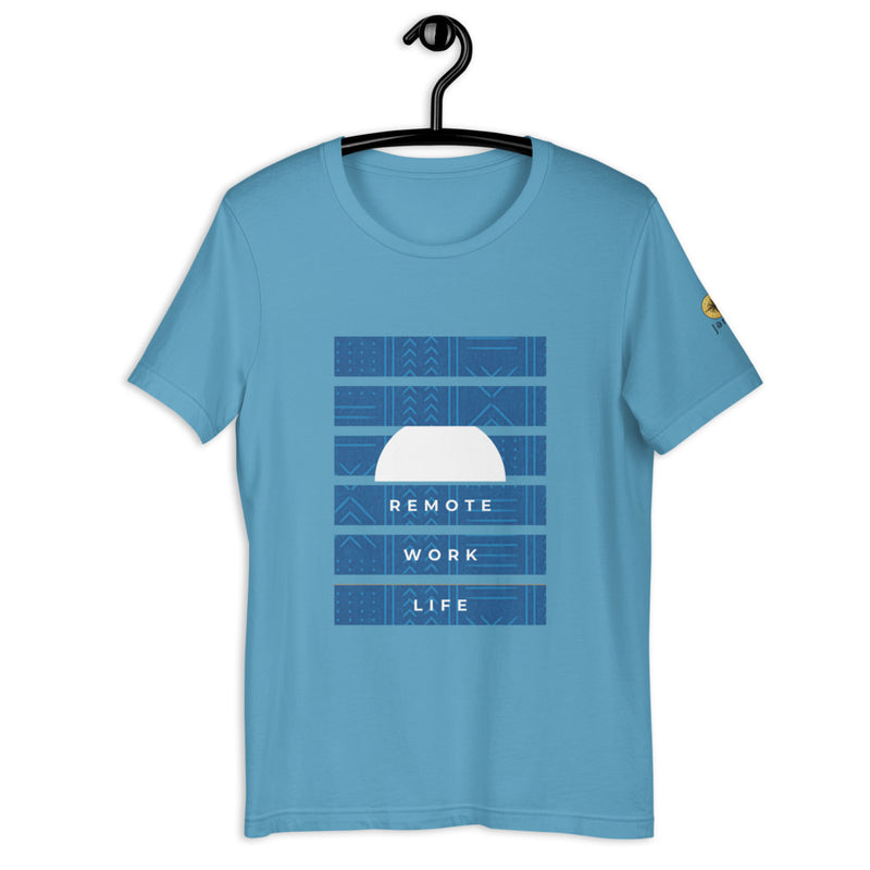 Unisex Ocean Blue Remote Work Life T-Shirt
